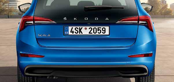 även skyddar passagerarna i baksätet mot att bländas av starkt ljus.