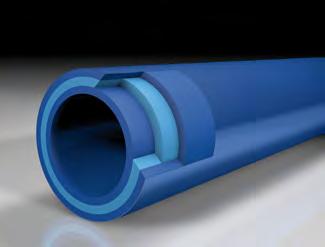 Faser lager Syrebarriär blue pipe OT Blue pipe Faser kompositrör OT PN10 För värmesystem (oxygen tight). Blue pipe OT har Art.nr. Dimension mm RSK-nr.