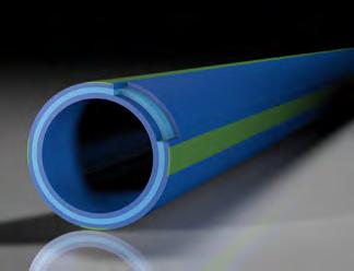 Blue pipe SDR 17,6 är en kombination av innovativ tillverkningsteknik och utveckling av PP materialets grundkärna.