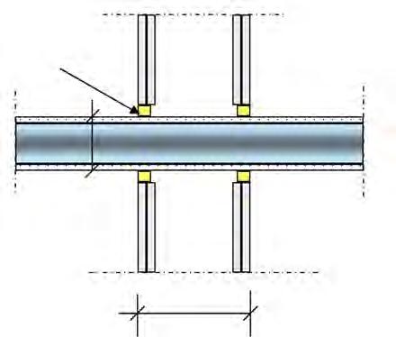 isolering med Brennix Brandfog Brandklass: EI 60 Drevas med stenull Brennix Brandfog