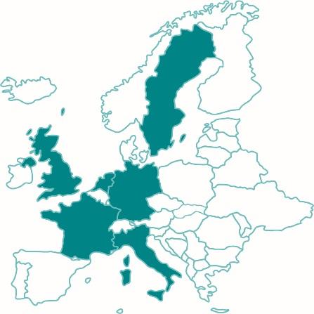 Generellt är tillgången till energiåtervinning låg i Öst- och Sydeuropa medan det finns en hög kapacitet i västra och i norra Europa. (European Commission 2017) 7.