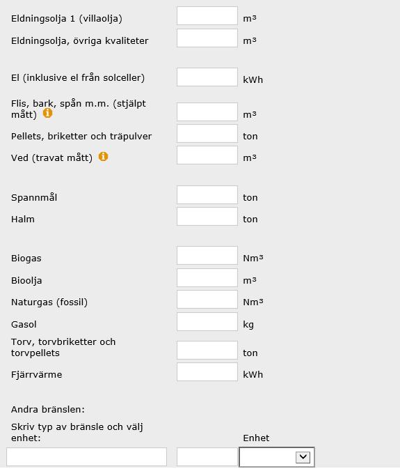 3/7 Fråga 1 Hur stor var jordbruksföretagets energiförbrukning för uppvärmning och drift av byggnader och dess inventarier under 2018?