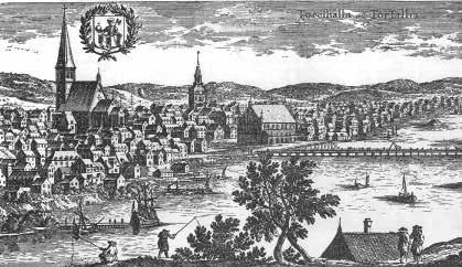 En stad med historia Torshälla omkring år 1700. Ur Suecia antiqua et hodierna, och därmed troligen inte helt tillförlitlig. torshälla är en av Sveriges äldsta städer.