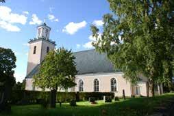 Örsjö kyrka är en unik sexkantig kyrka med exteriör från 1892 och interiör från 1976 (efter branden 1974) med stora målningar