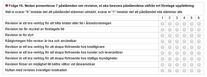 Del 2 Ställningstagande angående