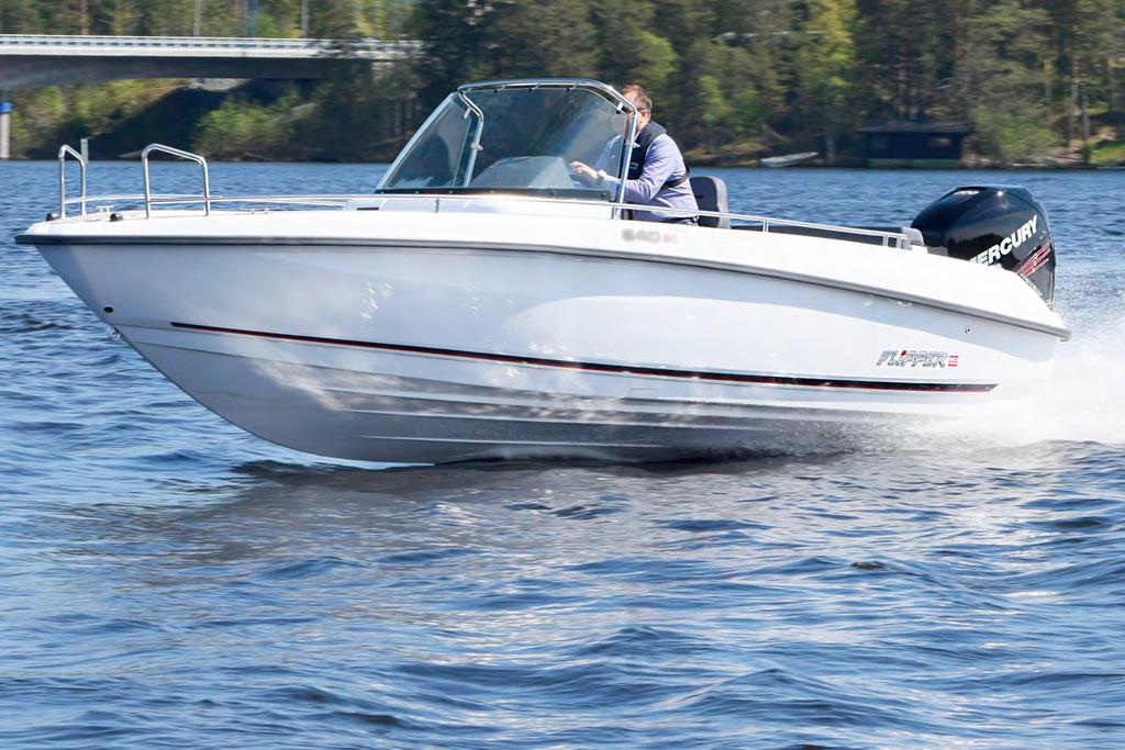 NYHET 2019 FLIPPER 650 SC - ny med Mercury V6-175 PXS 599 000.- Ord. pris: 667 500.