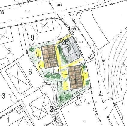 Alternativ Alternativ Planen medger att det vid den västra tomtgränsen uppförs en stödmur som är max, meter hög Förorenad mark Del av