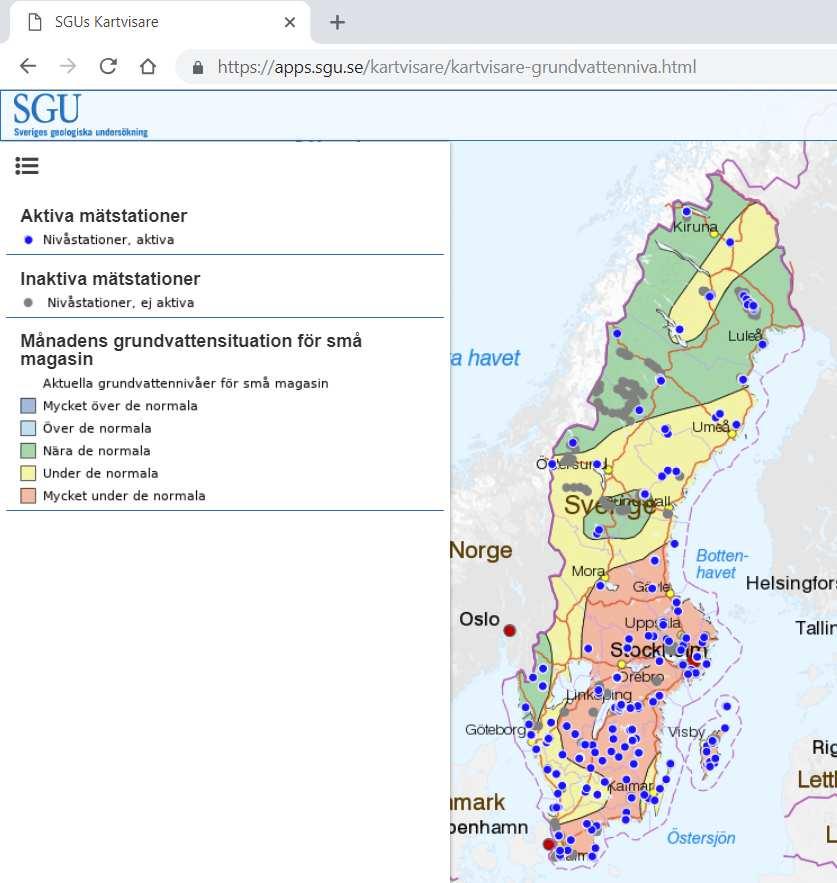 Uppdaterad kartvisare Utökad