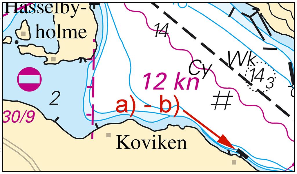 Inför kaj mellan a) - b) a) 59-20,894N 017-50,576E b) 59-20,872N 017-50,632E Bsp Mälaren - Hjälmaren 2016/s48, s49 Kaj vid Lovön Trafikverket, Sundbyberg.