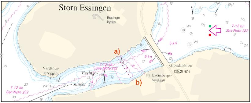 2017-11-30 12 Nr 679 Nya kraftkabel Ellevio och Abeka. Publ. 30 november 2017 * 12687 (T) Sjökort: 111 Sverige. Mälaren och Södertälje kanal. Strängnäs. Stallarholmsbron.