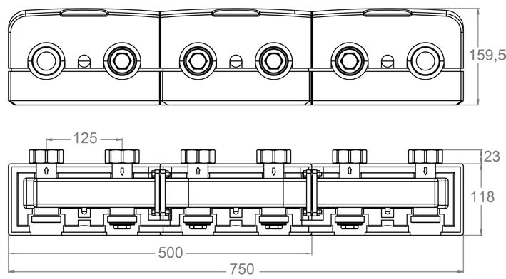 Artikel Position 187203 Pumpmotor Wilo PARA 25-180/8-75/ SC-12 182047 LK 860 - Fördelarbalk 2 st grupper 2 182048 LK 860 - Fördelarbalk 3 st grupper 3 182049