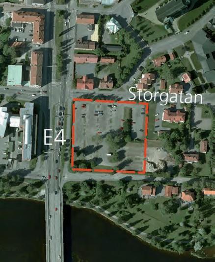 Kv Strömsör Platsen utgör en större parkering.