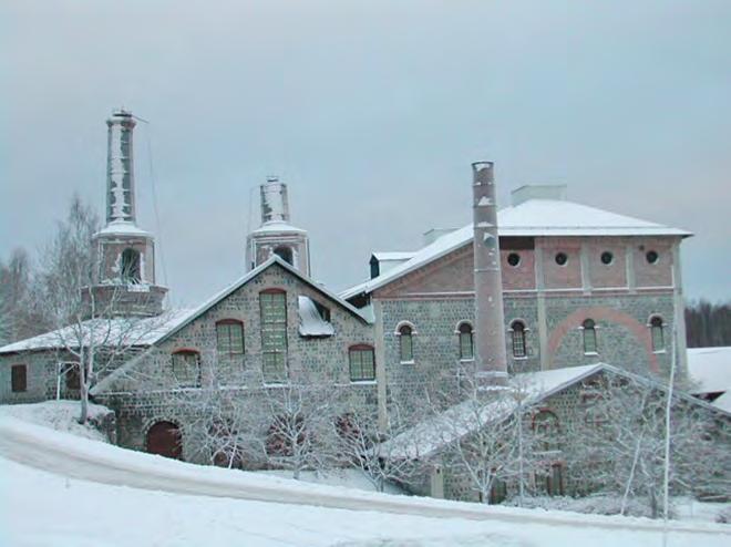 Den Brunska gården, Hudiksvalls järnvägsstation, gamla järnverket i Iggesund, Strömbacka smedja, Movikens masugn, Rönnebo kaptensboställe i Bjuråker, Norrgården i Flatmo, Forsa, Ede såg i Delsbo,