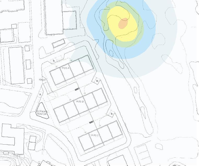 DP Lysevägen Göteborg Bullerutredning Kund: AB Lejonstaden BILAGA 3.A Måndag-söndag (kl.