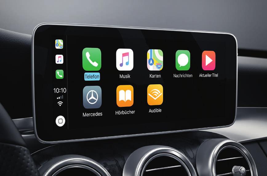 DIN VÄG IN I EN DIGITAL VÄRLD SKAPAD AV MERCEDES-BENZ Med Mercedes me connect kopplar du upp din smartphone mot din Mercedes-Benz.