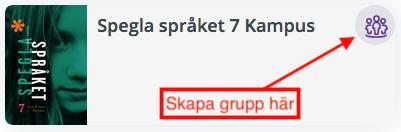 som finns till dina kampusmetoder. Inställningar: Här kan du navigera tillbaka till portalen för att administrera grupper, licenser och konton.