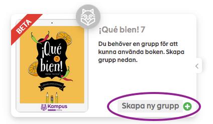 Du måste vara inne i en grupp för att komma åt progressionen. Manual: Klicka här för att komma åt lärarmanualerna. LICENSER OCH KONTON Licenser, konton och grupper administreras i portalen.