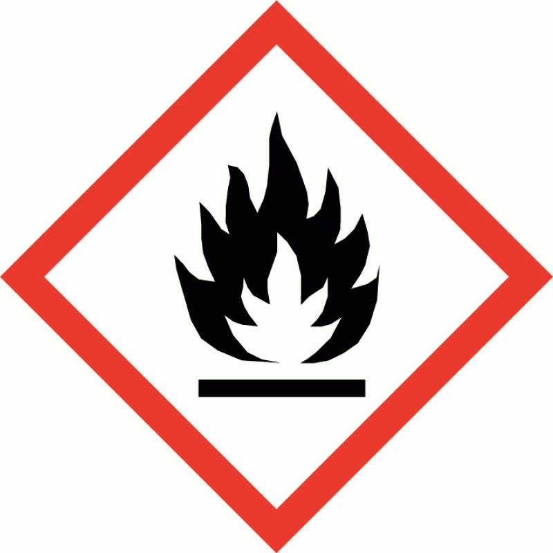 Piktogram Signalord Faroangivelser Skyddsangivelser Innehåller Kompletterande skyddsangivelser Fara H225 Mycket brandfarlig vätska och ånga. H317 Kan orsaka allergisk hudreaktion.