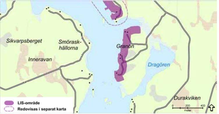 2(3) Granskningshandling 2(7) TIDIGARE STÄLLNINGSTAGANDEN - Översiktsplanen: De delar av planområdet som omfattas av strandskydd är upptagna i tillägget till översiktsplanen som avser LIS-områden