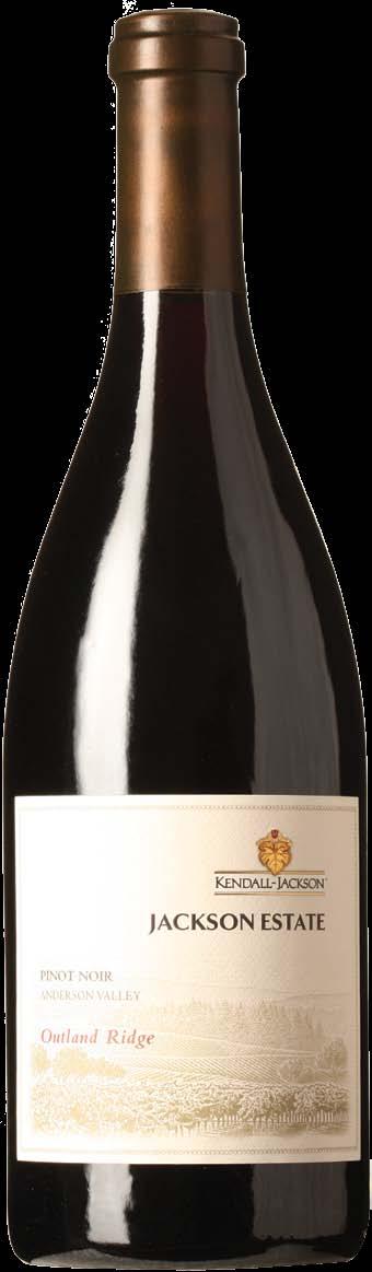 JACKSON ESTATE OUTLAND RIDGE PINOT NOIR Ursprung: Anderson Valley (Mendocino), Kalifornien, USA Druva: 100% Pinot Noir Druvorna till Jackson Estate Outland Ridge Pinot Noir kommer från de