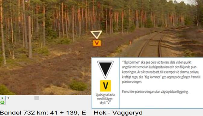 4. MTOY-utredning i rapportform Normalläge Resandetåg 17632 från Halmstad till Nässjö, avgår från Vaggeryd. Klockan är 10:10. Händelse 1 Tågföraren ger ljudsignal tåg kommer. Klockan är 10:13.