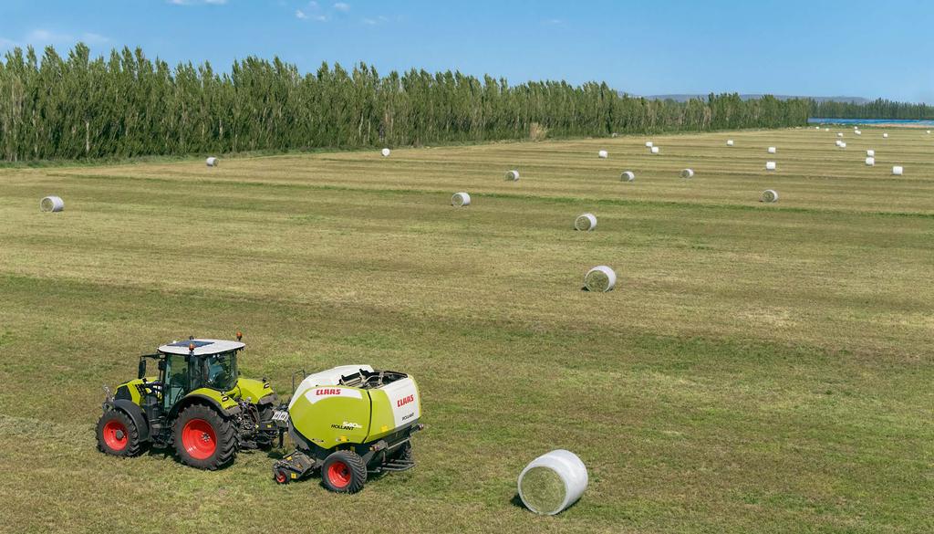 Hur bärgar man grödan bäst? Med gott samarbete. CLAAS värld CLAAS värld. Att bärga en god skörd. Stora arealer med långa raka kördrag eller små oregelbundna fält med sidolutning.