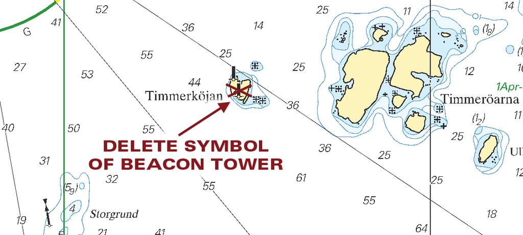 15 * 8596 Sjökort/Chart: 132 Sverige. Vänern och Trollhätte kanal. Värmlandssjön. SO om Karlstad. Holmen Timmerköjan. Kummel borttaget.