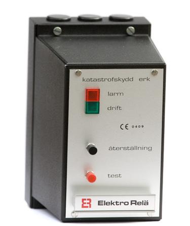 Katastrofskydd ERK Nätspänning: 30V / 50z Omgivningstemperatur: Max 60 C För periodisk övervakning av pannanläggningar. 16 timmar. Inklusive givare och kabel (5 meter).