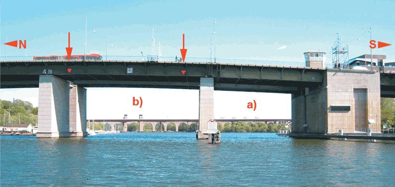 13 Nr 192 * Safe vertical clearance is the vertical distance between mean high water** (MHW) and the lowest part of the bridge, within navigable