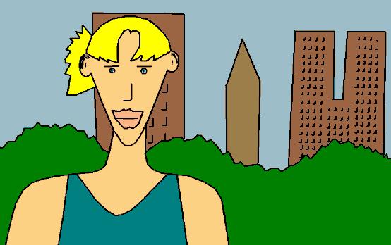 Hon fotar Empire State