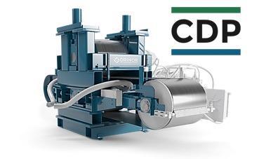 2.2 Mekanisk avvattning Drinor CDP Continuous Dewatering Press CDP är en mekanisk avvattningsmaskin (se fig.