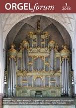 Orgelforum speglar insiktsfullt nyheter om orglar i Sverige och utomlands, skriver kunnigt och engagerat om bland annat tonsättare, orgelbyggare och orgelmusik, recenserar inspelningar, noter och
