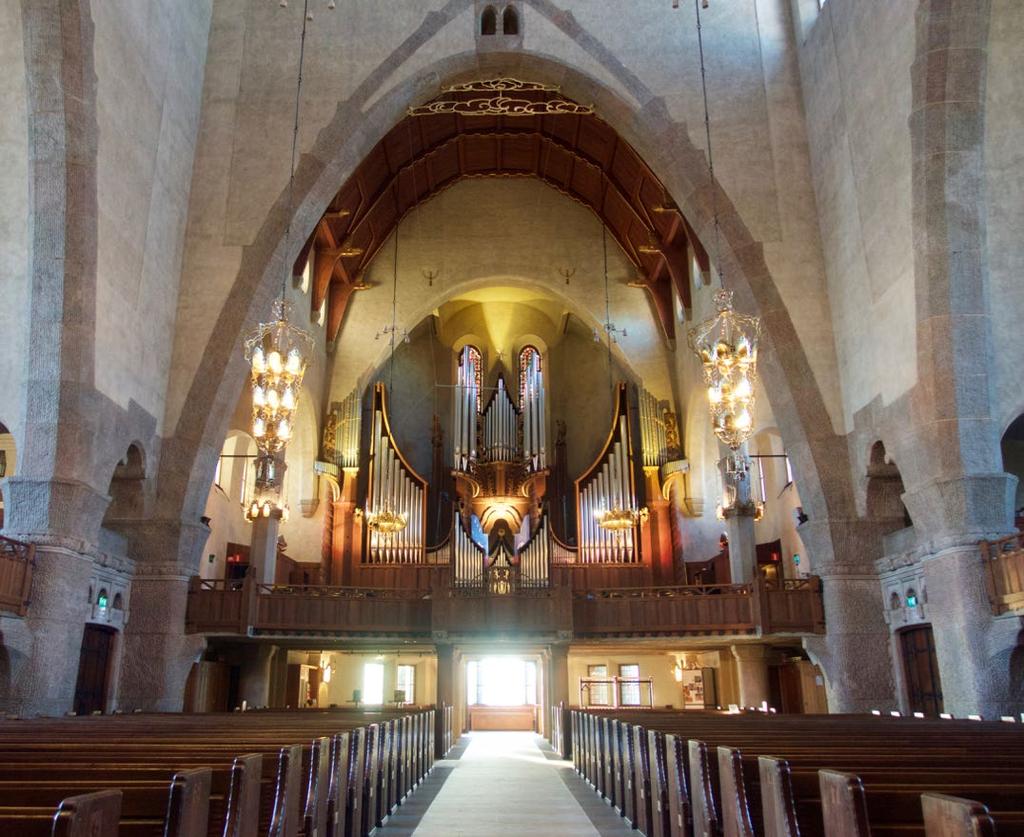 ENGELBREKTSKYRKANS ORGEL byggd 1964 av Grönlunds orgelbyggeri, Gammelstad, Sverige Intonation: Walter Thür Huvudverk (Manual II) 1. Principal 16 2. Oktava 8 3. Principal 8 4. Rörflöjt 8 5. Oktava 4 6.