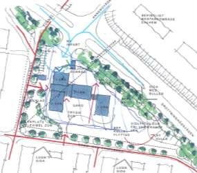 Planområdet, som är ca 12000 m 2 stort, är beläget på stadsdelen Drottninghög i nordöstra Helsingborg. Området avgränsas av gång- och cykelväg i syd och väst samt av Drottninghögsvägen i norr och öst.