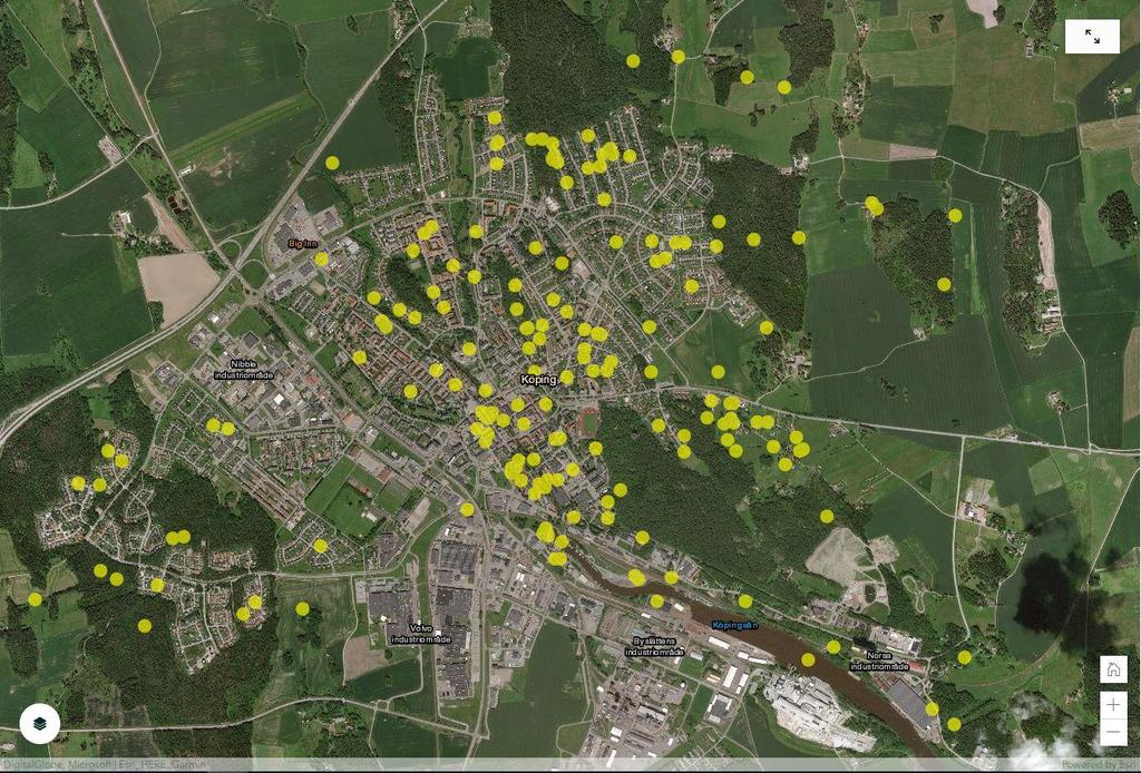 Var skulle du vilja bo? När vi frågade var i Köping man vill bo fick vi ett glädjande svar: typ överallt!