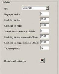 Här fyller vi i driftdata Här