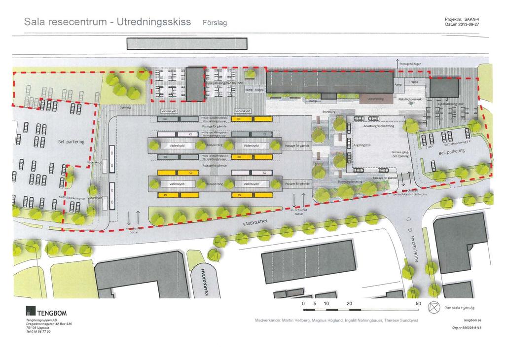 Sala resecentrum - Utredningsskiss Förslag Projektnr. SAKN-4 Datum 2013 09-27.- - - - ----- --~ - -- - ~ - i l --- ''li~~l~~~r, 3; ~ f3 ' **'~ Ramp. ~ -7 ~ ~~ ~~ ~~ Bef.