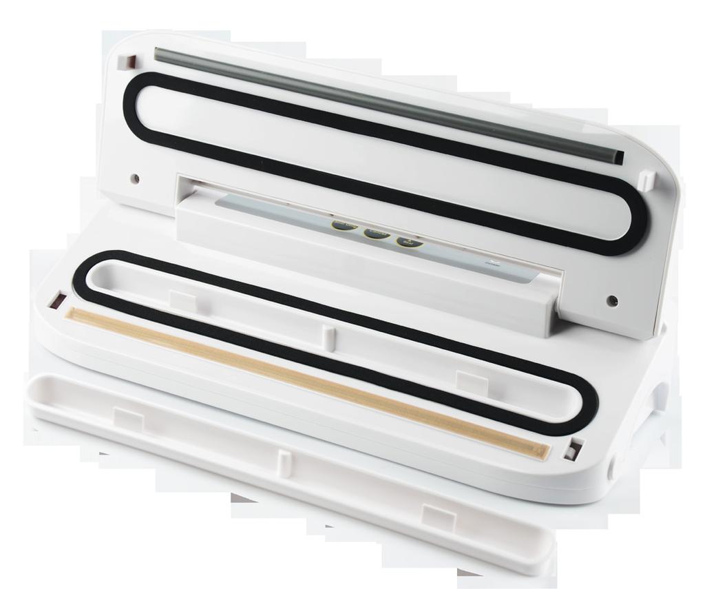 4 Drip Tray 5 Vacuum Chamber 6 Release Button (one on each