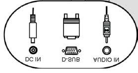 Macintosh-Benutzer: Für Modelle, die älter als der G3 sind, ist ein Macintosh-Adapter erforderlich. Schließen Sie den Adapter an den Computer und anschließend das Videokabel an den Adapter an.