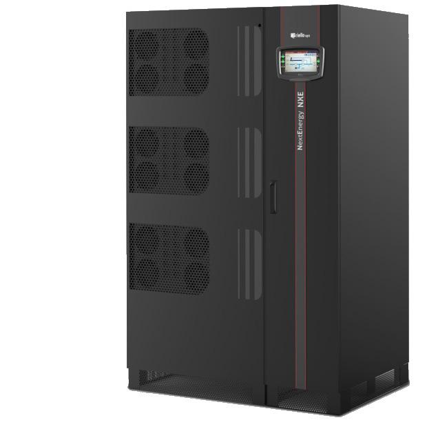 UPS NextEnergy NXE 100 Avbrottsfri kraft 250-400 kva/kw. Transformatorlös UPS. Hög verkningsgrad upp till 96,5% i onlinedrift.