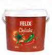 FELIX CHILISÅS FELIX SALSA FELIX MAGNUM BÄHNCKE MAGNUM FELIX PORTIONSPÅSAR 08448 Chilisås 103217 186718 Svensk Cater: 08448 Mårdskog & Lindkvist: 08448 08456 Chilisås 8,8 kg.