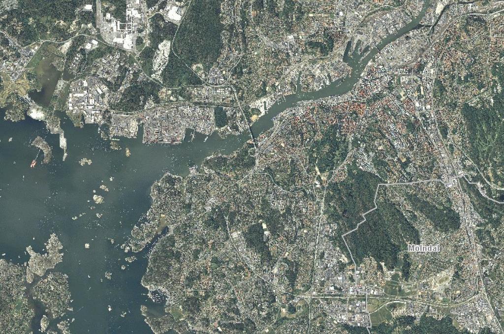 Mätstationernas placering i Göteborgsområdet i januari 216 5 8 7 1 2 3 1 9 4 Karta Göteborgs Stad. Mätstationer, luftföroreningar (röd cirkel) 1. Femman, Nordstaden. Takstation, 27 m.