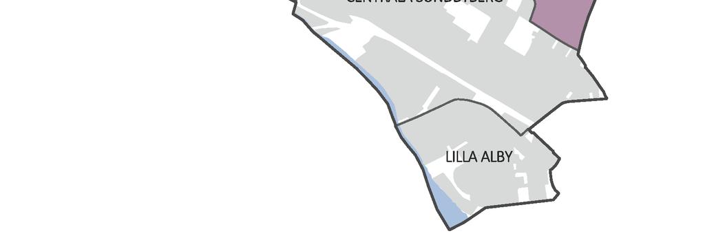 4.1.2 Centrala Sundbyberg Området hade en befolkning på 14079 personer 2018. Under prognosperioden förväntas området att växa med 3500 personer eller 25 procent.