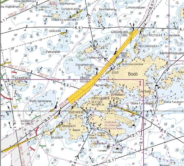 Trafikverket utfärdar fartbegränsningen 9 km/h (5 knop) samt mötes- och omkörningsförbud på följande avsnitt av Södra Finlands vinterfarled: Lästholm Långholmen.