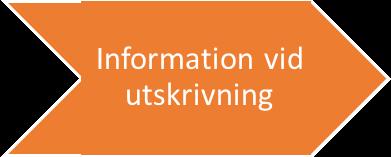 Informationskrav till personen vid utskrivning enligt regeringens proposition: En sammanfattning av den vård och behandling som getts under vårdtiden.