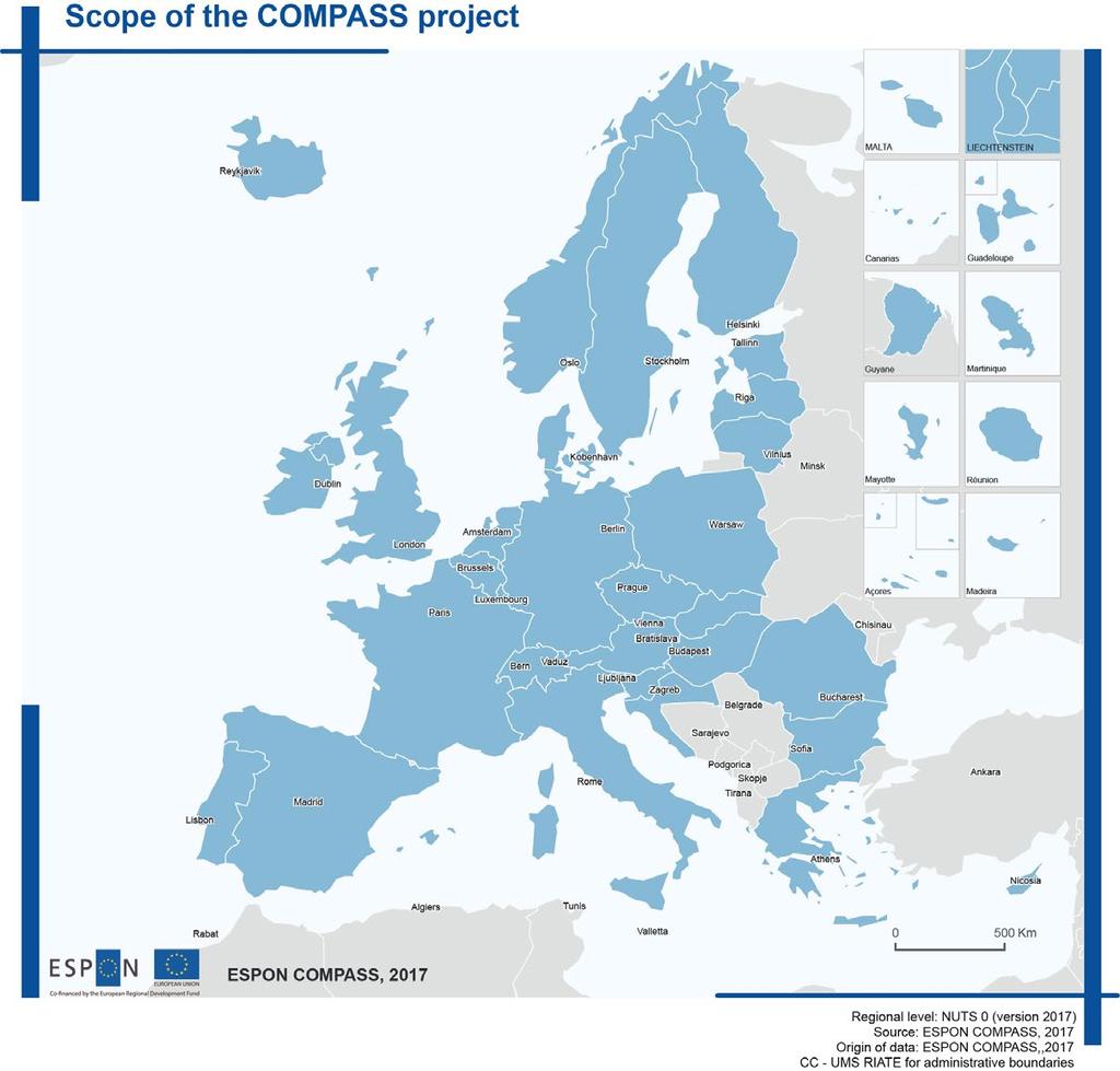 ESPON COMPASS En jämförande analys av 32 planeringssystem i Europa med syfta att beskriva och förklara