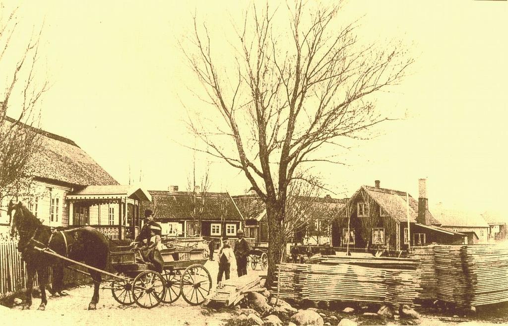 John, Nanny och Olga. Olgas man Gunnar Andersson var också aktiv i affären.