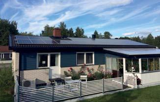 Som ett led i vårt miljöarbete har vi i kvarteret Städet hus med sedumtak och 500 m² solceller på taket med