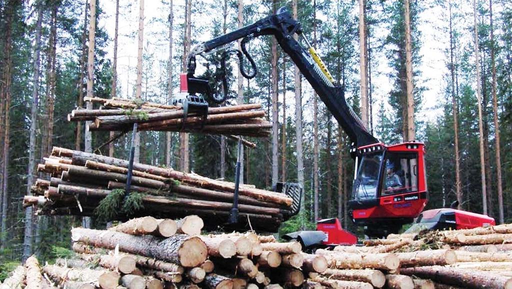 med Komatsu X19 Evaluation of measurement quality and frequency of bucking splits in