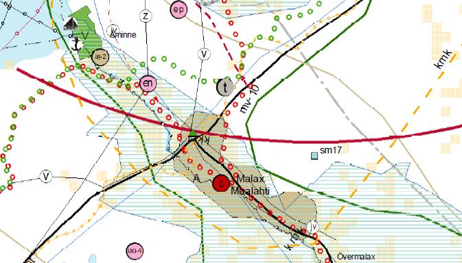 DETALJPLAN BRINKEN KVARTER 2, 12 14 1-8 5.4 Markägoförhållanden Marken som planeras är i privat som kommunens ägo. 5.5 Planläggningssituationen 5.5.1 Landskapsplan 2030 Österbottens landskapsplan uppgörs av Österbottens förbund.